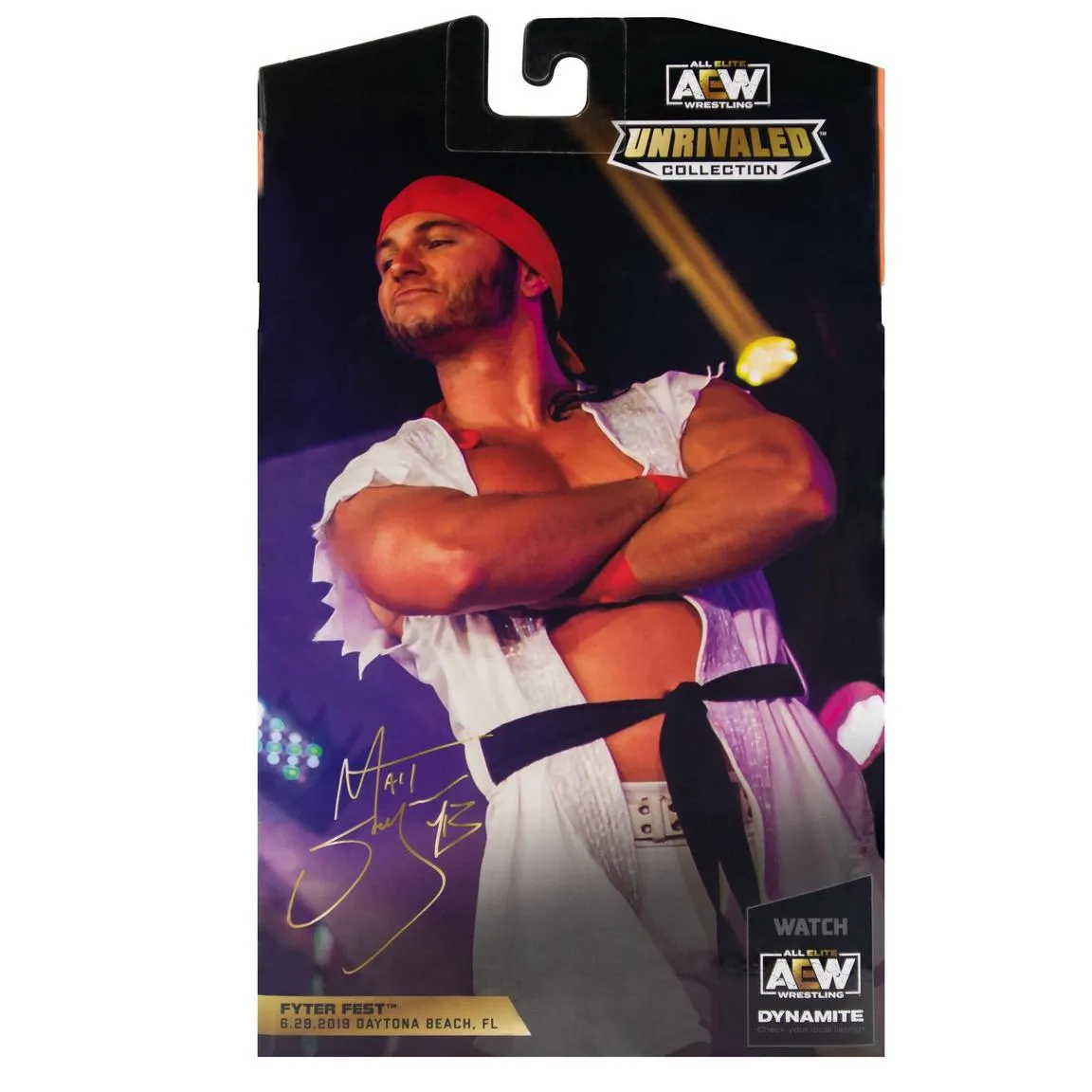 AEW x Street Fighter : Matt Jackson Game Stop Exclusive Figure * Hand Signed *