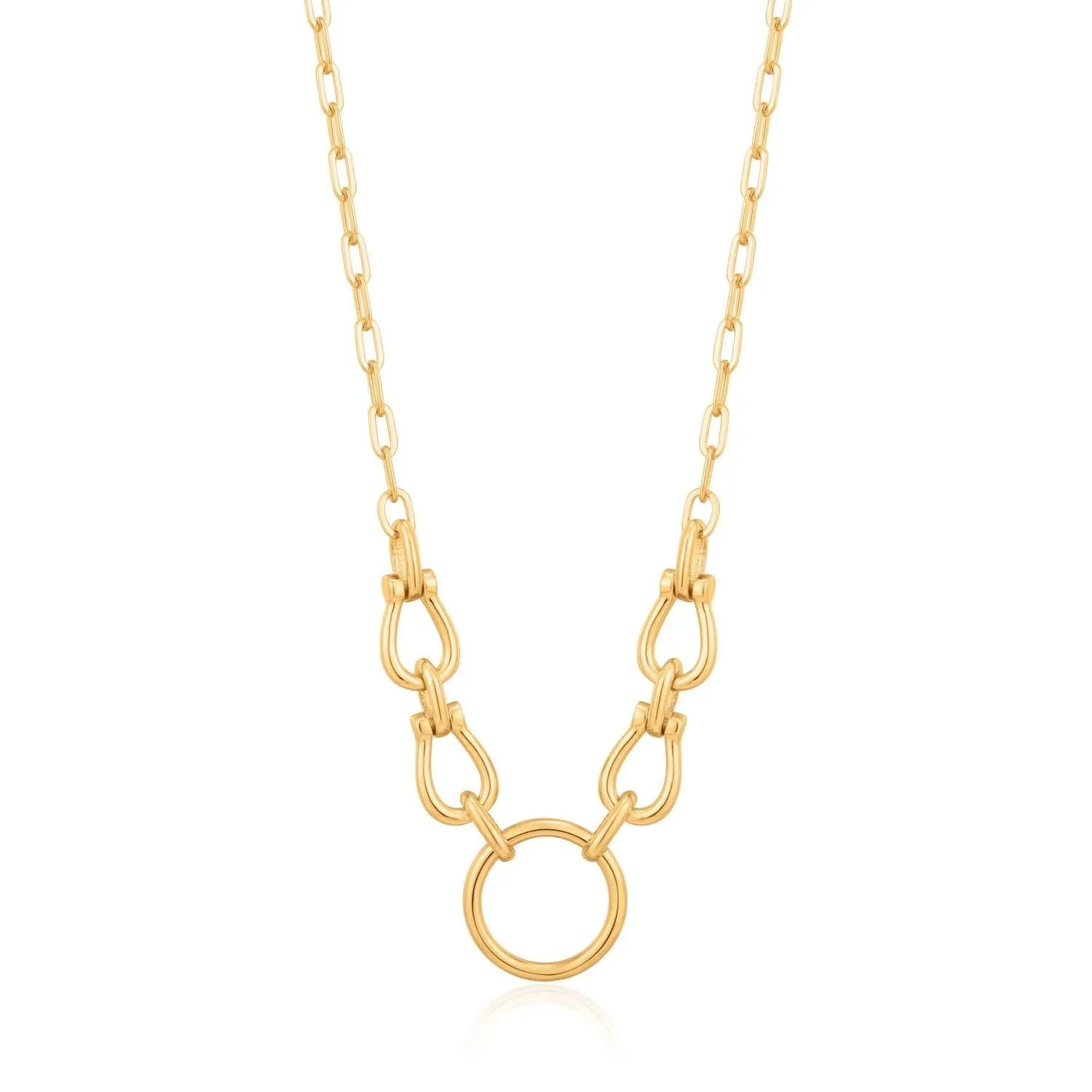 Ania Haie Horseshoe Link Necklace - Gold