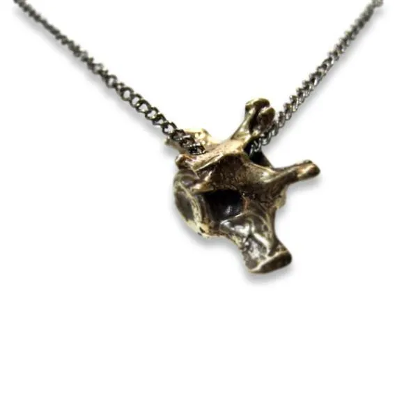 Fox Vertebrae Pendant Necklace