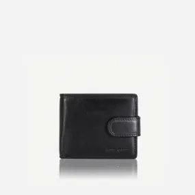 Jekyll & Hide Oxford Billfold Wallet With Coin And ID Window, Black