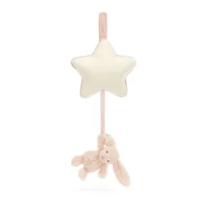 Jellycat Bashful Blush Bunny Musical Pull