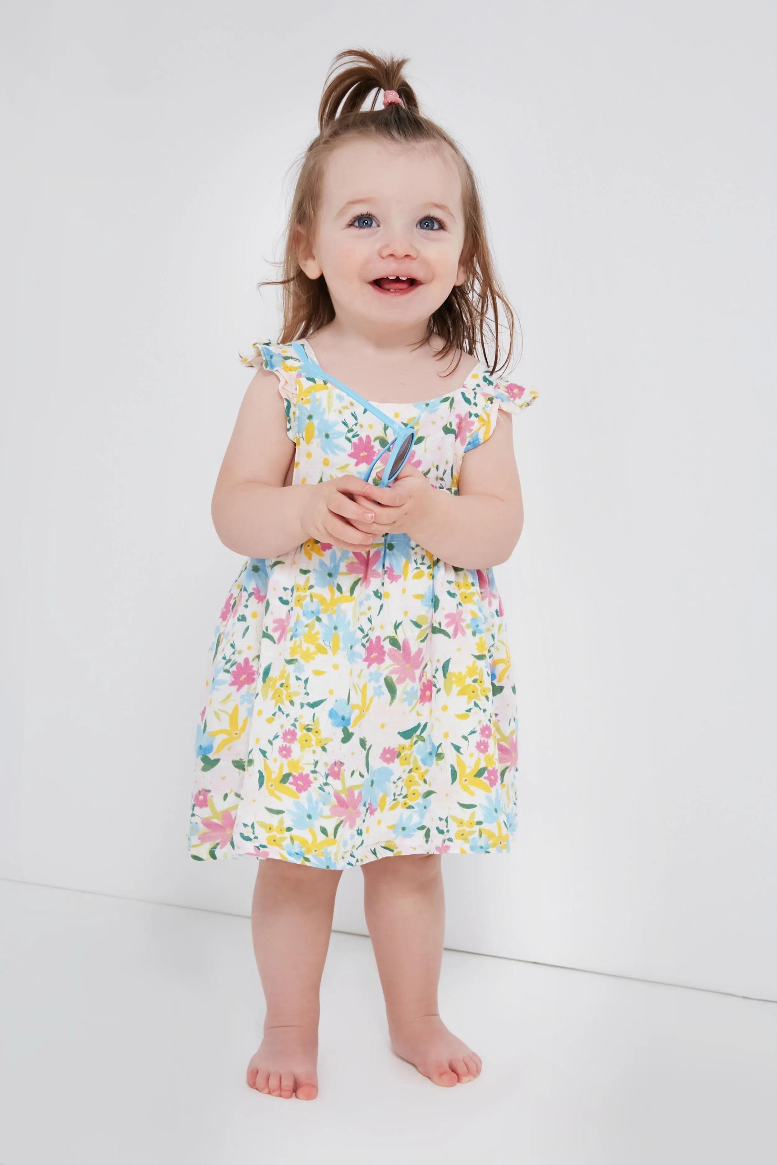 Multi Floral Pinafore Top and Bloomer