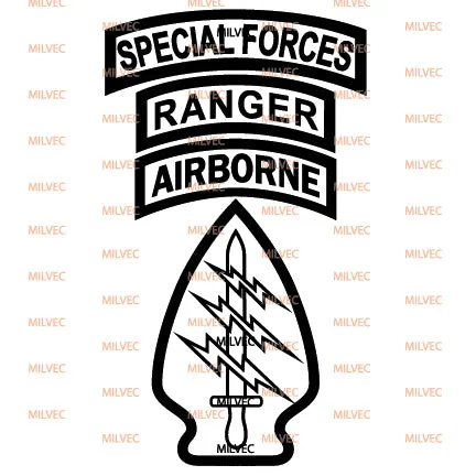 Special Forces Patch Vinyl Decal