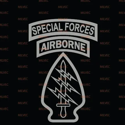 Special Forces Patch Vinyl Decal